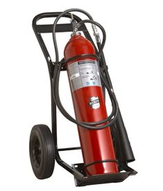 100 lb. Carbon Dioxide Wheeled Fire Extinguisher