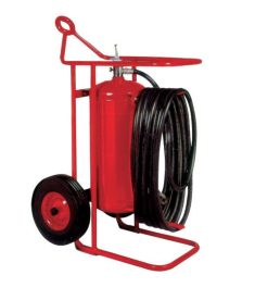 Buckeye Model OS A-150-PT 125 lb. ABC Dry Chemical Agent Pressure Transfer Wheeled Fire Distinguisher (31490)