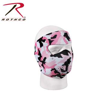 Rothco Pink Camo Reversible Neoprene/Polyester Facemask