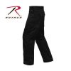 Rothco Black BDU Zipper Fly Relaxed Fit Pants