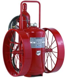Buckeye Offshore Wheeled Fire Extinguisher Model OS K-350-RG 300 lb. Purple K Dry Chemical Agent Regulated Pressure (32370)