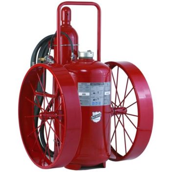 Buckeye Offshore Wheeled Fire Extinguisher Model OS K-350-PT 300 lb. Purple K Dry Chemical Agent Pressure Transfer (32390)