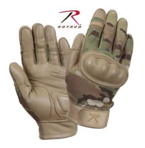 Rothco Multicam Hard Knuckle Flame and Heat Resistant Tactical Gloves