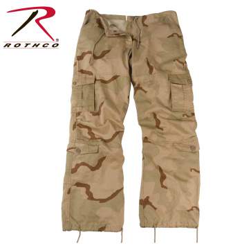 Rothco Tri-Color Desert Camo Vintage Paratrooper Fatigue Pants for Women