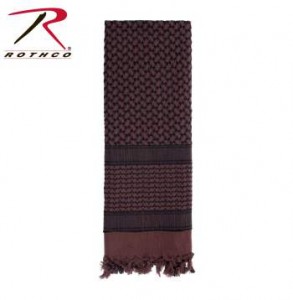 Rothco Lightweight 100% Cotton Shemagh Tactical Desert Scarf Brown
