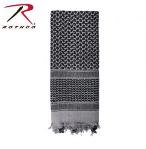 Rothco Lightweight 100% Cotton Shemagh Tactical Desert Scarf Grey