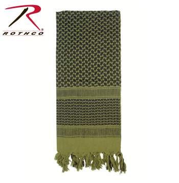 Rothco Lightweight 100% Cotton Shemagh Tactical Desert Scarf Olive Drab
