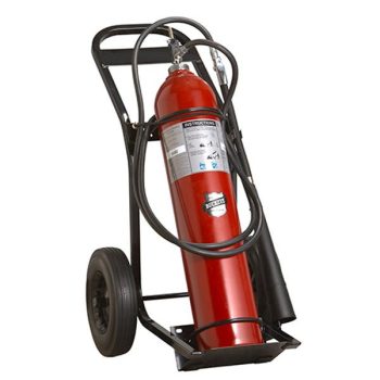 50 lb. Carbon Dioxide Wheeled Fire Extinguisher