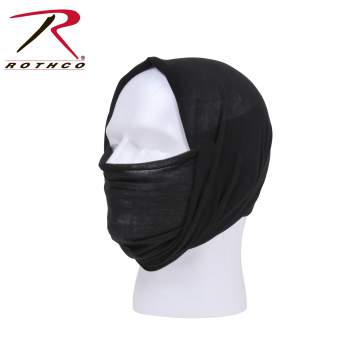 Rothco 100% Polyester Black Multiple Use Tactical Wrap