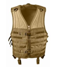 Rothco Coyote Brown 100% Polyester Molle Modular Vest