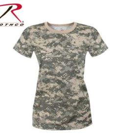 Rothco Long Length ACU Digital Camouflage T-Shirt for Women