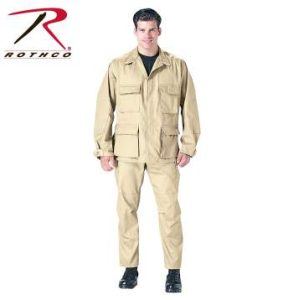 Rothco Khaki 100% Cotton Battle Dress Uniform Rip-Stop Pants