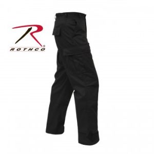 Rothco Black Military Battle Dress Uniform Fatigue Pants