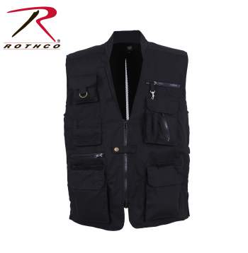 Rothco Black Plainclothes Cotton/Poly Concealed Carry Vest