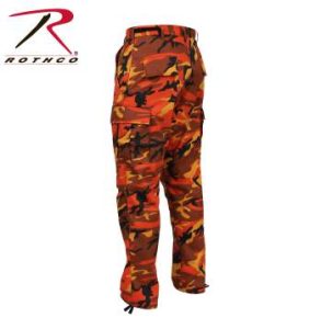 Rothco Savage Orange Camo Tactical Battle Dress Uniform Fatigue Pant