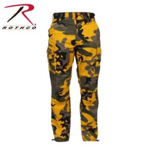 Rothco Stinger Yellow Camo Tactical Battle Dress Uniform Fatigue Pant