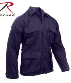 Rothco Navy Blue Cotton/Polyester Twill Battle Dress Uniform Shirt