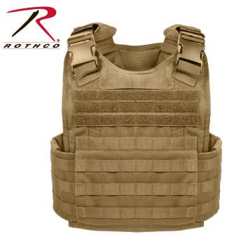 Rothco Coyote Brown MOLLE Plate Carrier Vest