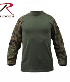 Rothco Woodland Digital Camo FR NYCO Military Combat Shirt