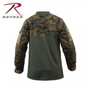 Rothco Woodland Digital Camo FR NYCO Military Combat Shirt