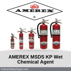 AMEREX MSDS KP Wet Chemical Agent