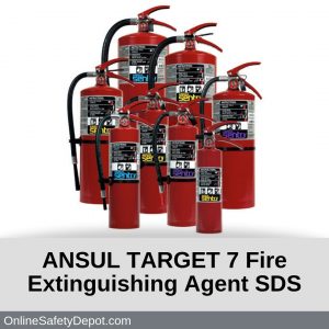 ANSUL TARGET 7 Fire Extinguishing Agent