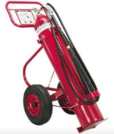 Amerex 50 lb Carbon Dioxide (CO2) Wheeled Fire Extinguisher (AX333)