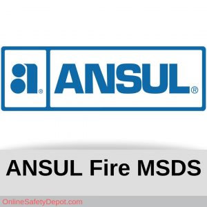 Ansul Fire Chemical MSDS Information