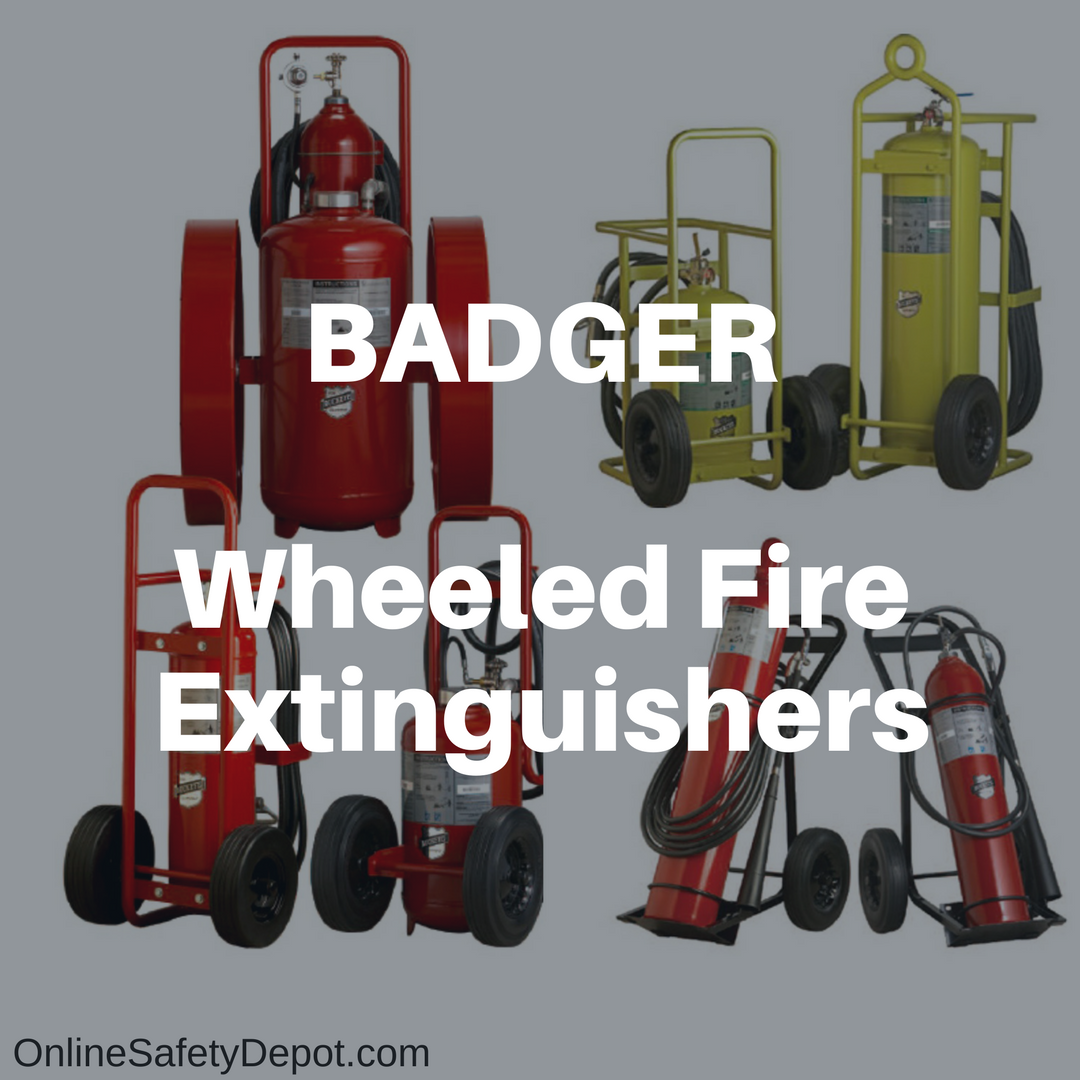 BADGER Wheeled Fire Extinguishers