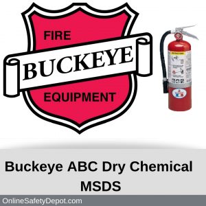 Buckeye ABC Dry Chemical MSDS