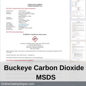 Buckeye MSDS Carbon Dioxide