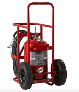 Buckeye Model A-150-SP 125 lb. ABC Dry Chemical Agent Stored Pressure Wheeled Fire Extinguisher (30110)