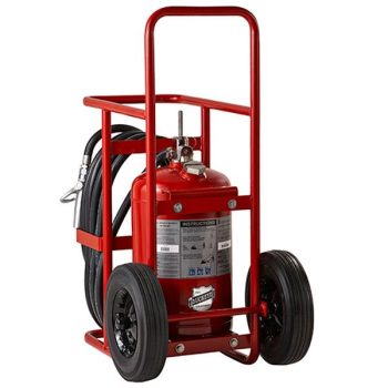 Buckeye Model A-350-RG-R 300 lb. ABC Dry Chemical Agent Regulated Pressure Wheeled Fire Extinguisher (32140)