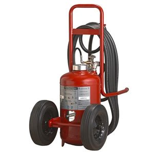 Buckeye Model K-350-RG-R 300 lb. Purple K Dry Chemical Agent Regulated Pressure Wheeled Fire Extinguisher (32340)