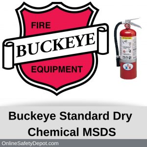 Buckeye Standard Dry Chemical MSDS