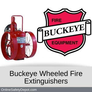 Buckeye wheeled fire extinguishers
