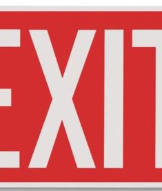 Commercial Emergency Exit Sign