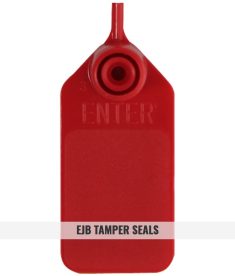 Red EJB Tamper Seals for Fire Extinguishers
