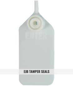 White EJB Tamper Seals for Fire Extinguishers