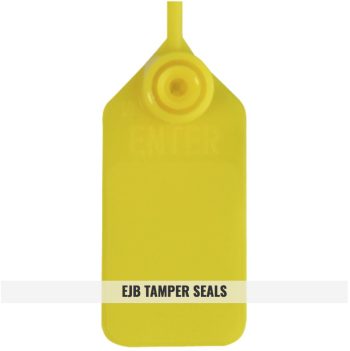 Yellow EJB Tamper Seals for Fire Extinguishers