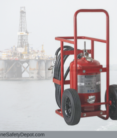 Offshore Wheeled Fire Extinguishers