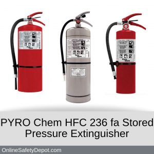 PYRO Chem HFC 236 fa Stored Pressue Extinguisher