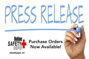 Purchase Order Press Release | OnlineSafetyDepot.com