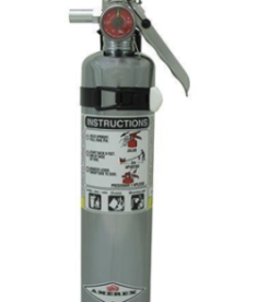 Amerex® 2.5 lb ABC Chrome Fire Extinguisher w/ Vehicle/Marine Bracket