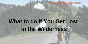 What to do if You Get Lost in the Wilderness