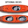 Optional Solo and Tandem Decks for AdvanceFrame Convertible Kayak