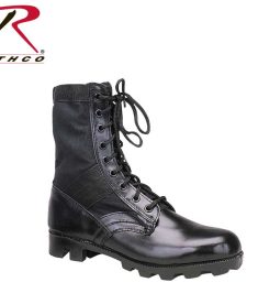 Wide Fit Black Jungle Boots Army Combat Shoes - Rothco 5080