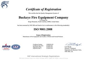 Buckeye Model A-350-RG 300 lb. ABC Dry Chemical Agent Regulated Pressure Wheeled Fire Extinguisher