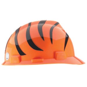 Cincinnati Bengals Hard Hart NFL Licensed Construction Helmet
