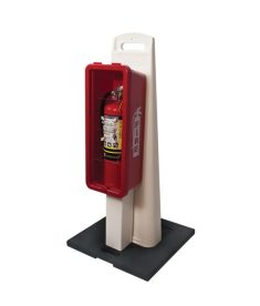 Fire Extinguisher Cabinet Stand Combo 10-Pound